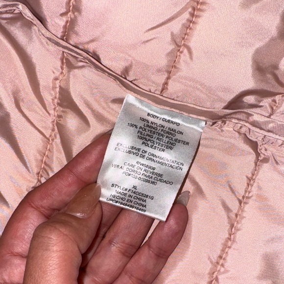 Copper Key- Girls Puffer Light pink vest size XL - Picture 9 of 12